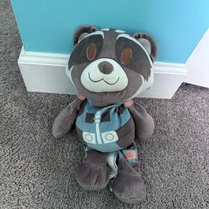 Disney Parks Guardians of the Galaxy Baby Rocket Raccoon Weighted Plush 13" tall